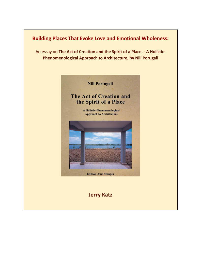 Book cover of Building Places that Evoke Love